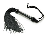 Sportsheets Bondage Gear Black Rubber Whip 10 Inch Body Tickler Massager