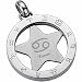 Gorgeous Stainless Steel Zodiac Sign Pendant-Cancer (Stainless Steel Chain Included)