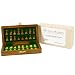 Sheesham & Boxwood  7 inch Magnetic mini inlaid chess set