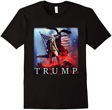 Men's Donald J. Trump Presidential Election Funny Political Shirt 2XL Black