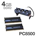 Corsair Dominator 2 GB (2 X 1 GB) 240-pin DDR2 1066MHz Dual Channel Memory Kit w/Fan