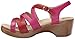 Dansko Women's Stevie Fuchsia Multi Wedge Sandal