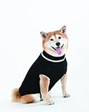 Fashion Pet Lookin Good Classic Cable Sweater for Dogs, Large, Black