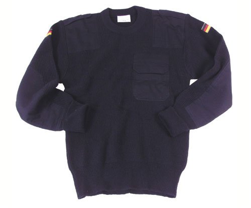ORIG. Bundeswehr Pullover Wolle blau 48-62
