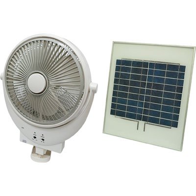 Sunforce Solar Garage Fan with Battery