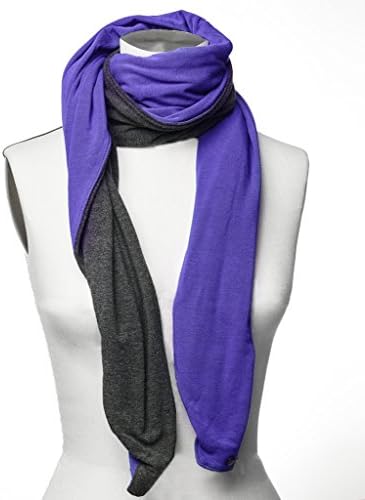 Do-It-All Nursing Scarf by Mamachic Co. - Purple / Black