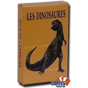 Jeu de 42 cartes : 7 familles "Les Dinosaures"