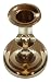 Biedermann & Sons Traditional Brass Finish Taper Candle Holder, Set of 2, 3.75 Inches Tall