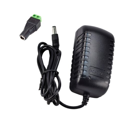Maxloop US plug AC 100-240V To DC 12V 2A Power Supply Converter Adapter for Led Lights Strips