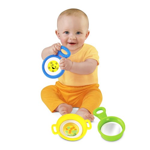 Fisher-Price Brilliant Basics Stack & Nest Pots & Pans
