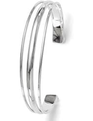 Leslies Sterling Silver Polished Fancy Slip on Bangle