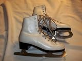 Dominion White Ice Figure Skates - size 4.0 (adult/teen) - good structual condition