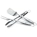 Weber Style 6445 Professional-Grade Stainless-Steel 3-Piece Barbeque Tool Set