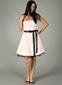 Strapless Tulle A-Line Formal for Bridesmaid Formal Prom