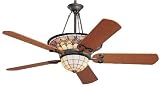 Emerson Ceiling Fans B52 XXXX /CF2675WB 52 Raphael Tiffany Ceiling Fan in Weathered Bronze