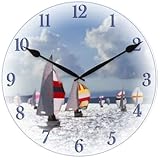 Ashton Sutton ASC3129 Sail Wall Clock