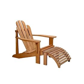Anderson Teak AD036 Adirondack with Ottoman by 