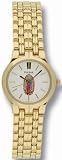 Gold Tone Guadalupe Stainless Steel White Dial Dress Watch
