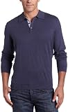 Joseph Abboud Mens Long Sleeve Polo Sweater, Oceania, Large