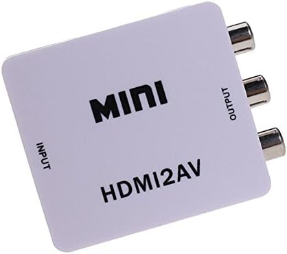 SERVISE4U HDMI to RCA Composite AV+ Audio Toslink Spdif Coax Mini Converter for TV/PC/PS3/Blue-Ray DVD 1080P