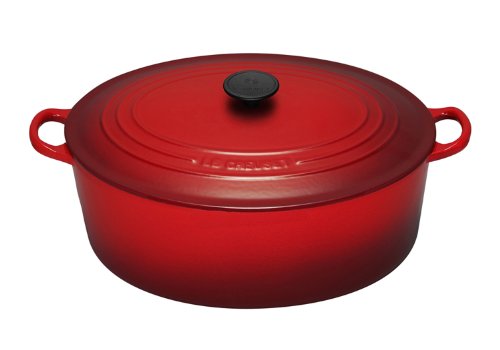 Le Creuset 25002310602461 Bräter Tradition oval 31 cm kirschrot Le Creuset 25002310602461 Bräter Tradition oval 31 cm kirschrot