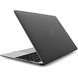 The New Macbook Case, Apple [2015 Rlease] 12'' inch Retina Display Laptop Computer i-Blason [Gold, Space Gray, Silver], Hard Shell Protective Case, Smooth Matte Finish (Frost Black)