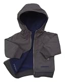 from Bright Bots Bright Bots Baby Boy Reversible Jacket / Coat in Grey and Navy Blue size approx. 3-6 months