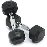 SPRI Deluxe Rubber Dumbbells