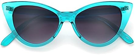 Kids / Young Girls Super Cat Eye Vintage Fashion Inspired Mod Eyewear / Sunglasses (Blue-Gradient)
