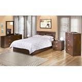 Nexera Nocce Bedroom Set with 2 Nightstands, 5 Drawer Chest, Dresser & Mirror Review