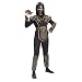 Gold Dragon Warrior Child's Ninja Costume, Medium