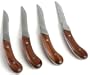 Charcoal Companion Rosewood handle Steak Knives, Set of 4