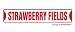 STRAWBERRY FIELDS - Street Sign - beatles lover gift