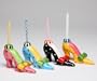 High Heel Shoes Ceramic Birthday Cake Candle Holders Set of 4
