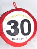 Produkt-Bild: PL&Uuml;SCH KISSEN 30. GEBURTSTAG ca.26 cm PARTY DEKO 30