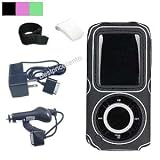 5 in 1 Sandisk Sansa Connect Bundle: Sandisk Sansa Connect Silicone Skin Case for Sandisk Sansa Connect + Black Universal Armband + White Color Removable Beltclip + Black Color Car Charger for Sandisk Sansa Connect + Black Color Travel Charger for Sansa Connect Mp3 Player (Many Color Available)
