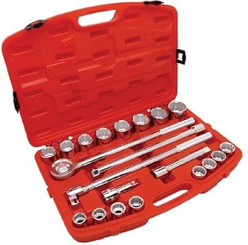 Crescent CTK21SAE 3/4-Inch SAE Mechanics Tool Set, 21-Piece