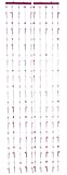 Disney Glamour Princess Beaded Curtain, Pink
