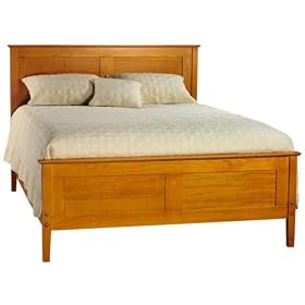 Hawthorne Queen Bed 48hx65w Oak, 48Hx65W, OAK