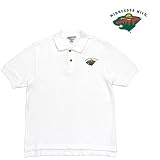 Minnesota Wild NHL Boys Original Pique Polo Shirt (White)