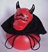 Bathroom Halloween Decor
Red Devil Rubber Ducky, with Black Fabric Cape