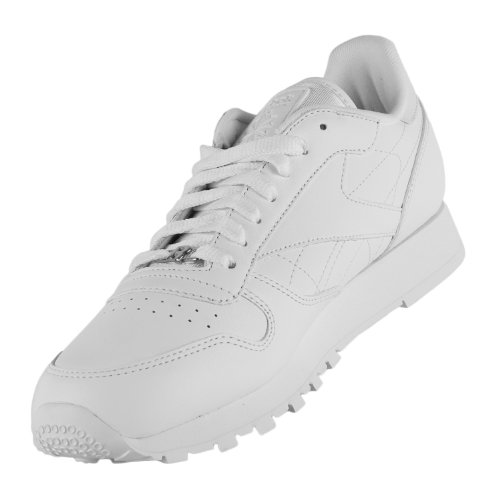 Reebok Men's REEBOK CLASSIC LEATHER RUNNING SHOES 8 Men US (WHITE/WHITE/WHITE) Review