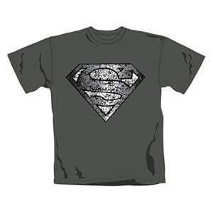 Superman - T-Shirt Logo Distressed (in XXL)