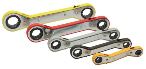 Mannesmann M27405 Ratschen-Schlüssel-Satz 5-teilig 6X8 mm - 19X21 mm