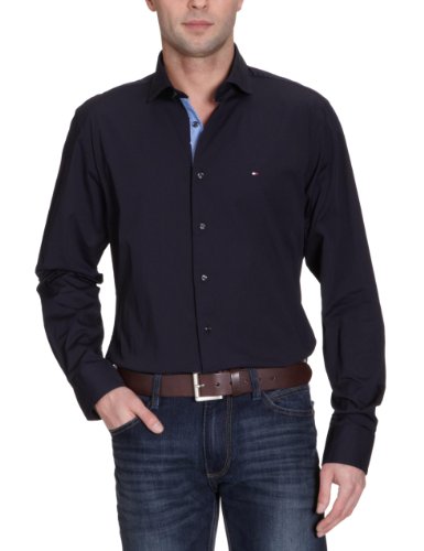 Tommy Hilfiger Herren Freizeithemd 857810959 STRETCH POPLIN CFW6