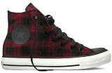 Search : Converse Specialty Hi Shoes - Black / Red / Plaid