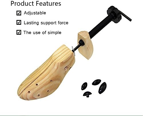 Narrowser Pair of Premium Professional 2-way Cedar Shoe Trees, Wooden Shoe Stretcher ,Shoe Shaper for Woman's Size 8--9.5, Man's Size 6.5--8. ,Stretches Length &amp; Width(Medium)