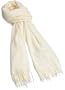 V Fraas Women's Solid Cashmink Wrap,Ivory,20x80