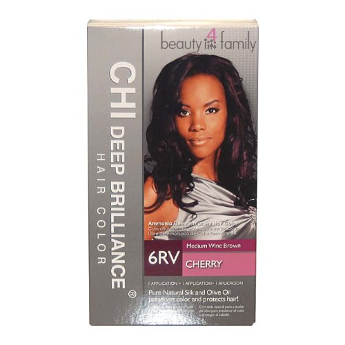 CHI Deep Brilliance Hair Color uses 100% ammonia-free 