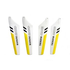 4 Sets of Yellow Syma Replacement Rotor Blades for S107 (16 Blades in All) S107-02 from Helicopter Radio Systems